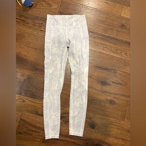 lululemon athletica White Patterned Leggings